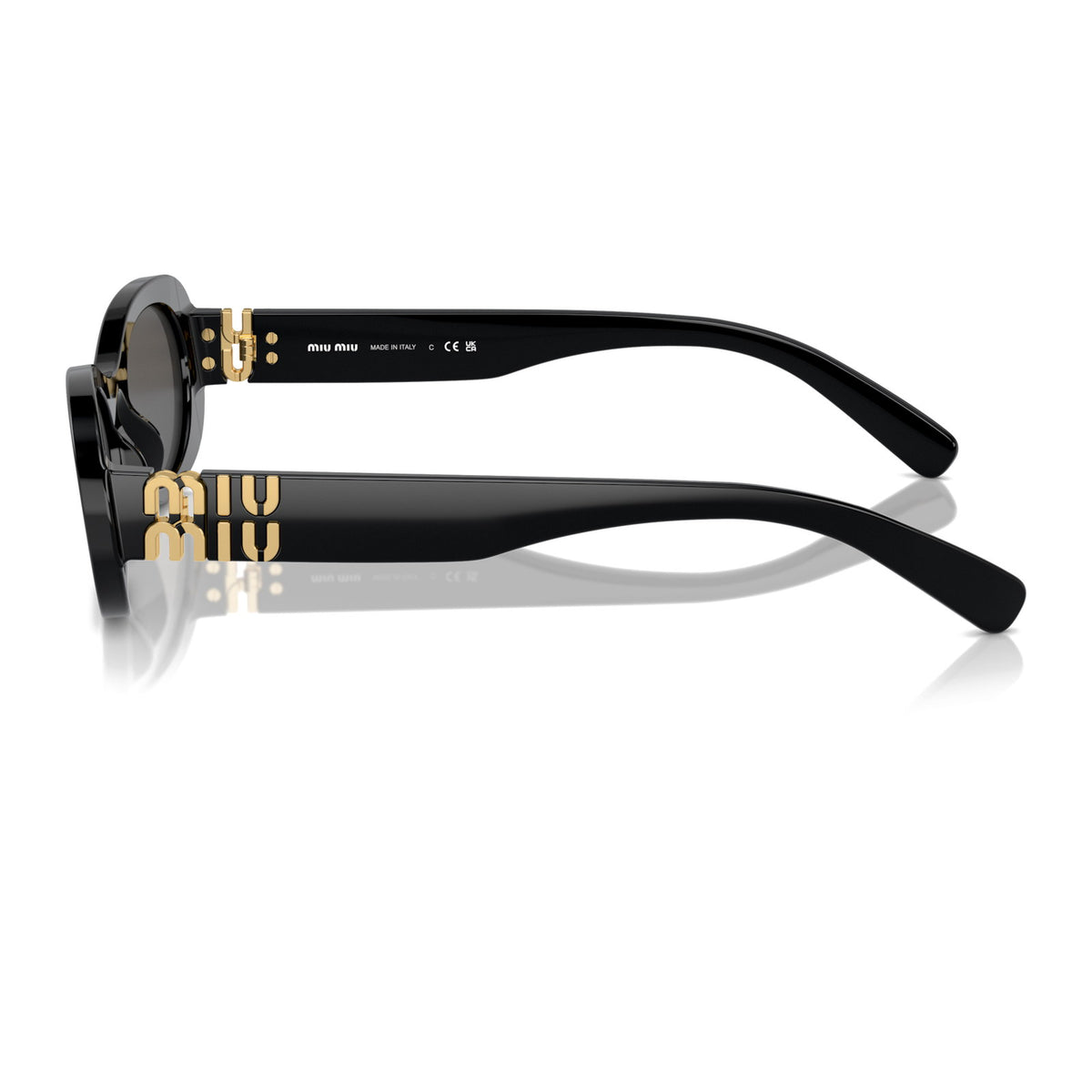 Miu Miu SMU06Z Black/Dark Grey #colour_black-dark-grey