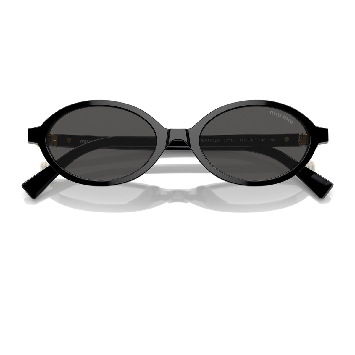 Miu Miu SMU04ZF Black/Dark Grey #colour_black-dark-grey