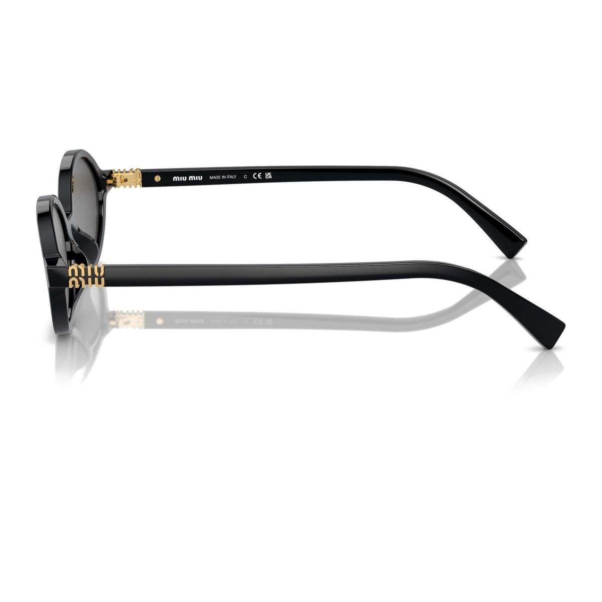 Miu Miu SMU04ZF Black/Dark Grey #colour_black-dark-grey