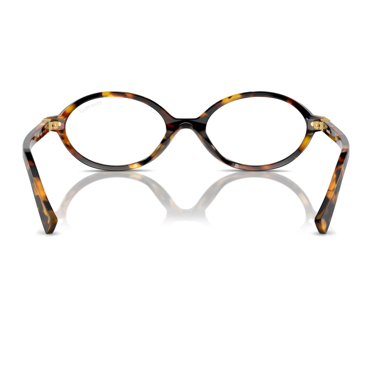 Miu Miu SMU04ZF Honey Havana/Clear Blue Light Filter #colour_honey-havana-clear-blue-light-filter