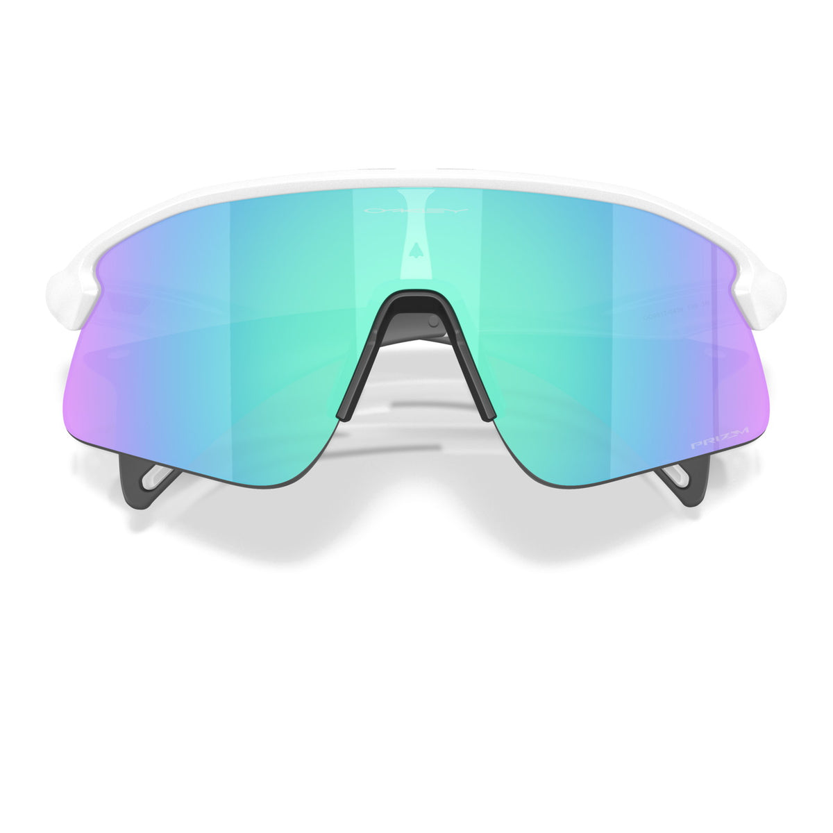 Oakley Stunt Devil OO9517 Matte White/Prizm Sapphire #colour_matte-white-prizm-sapphire